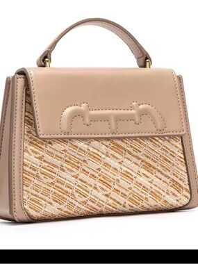 CH Khaki Top-Handle Women’s Satchel Bag